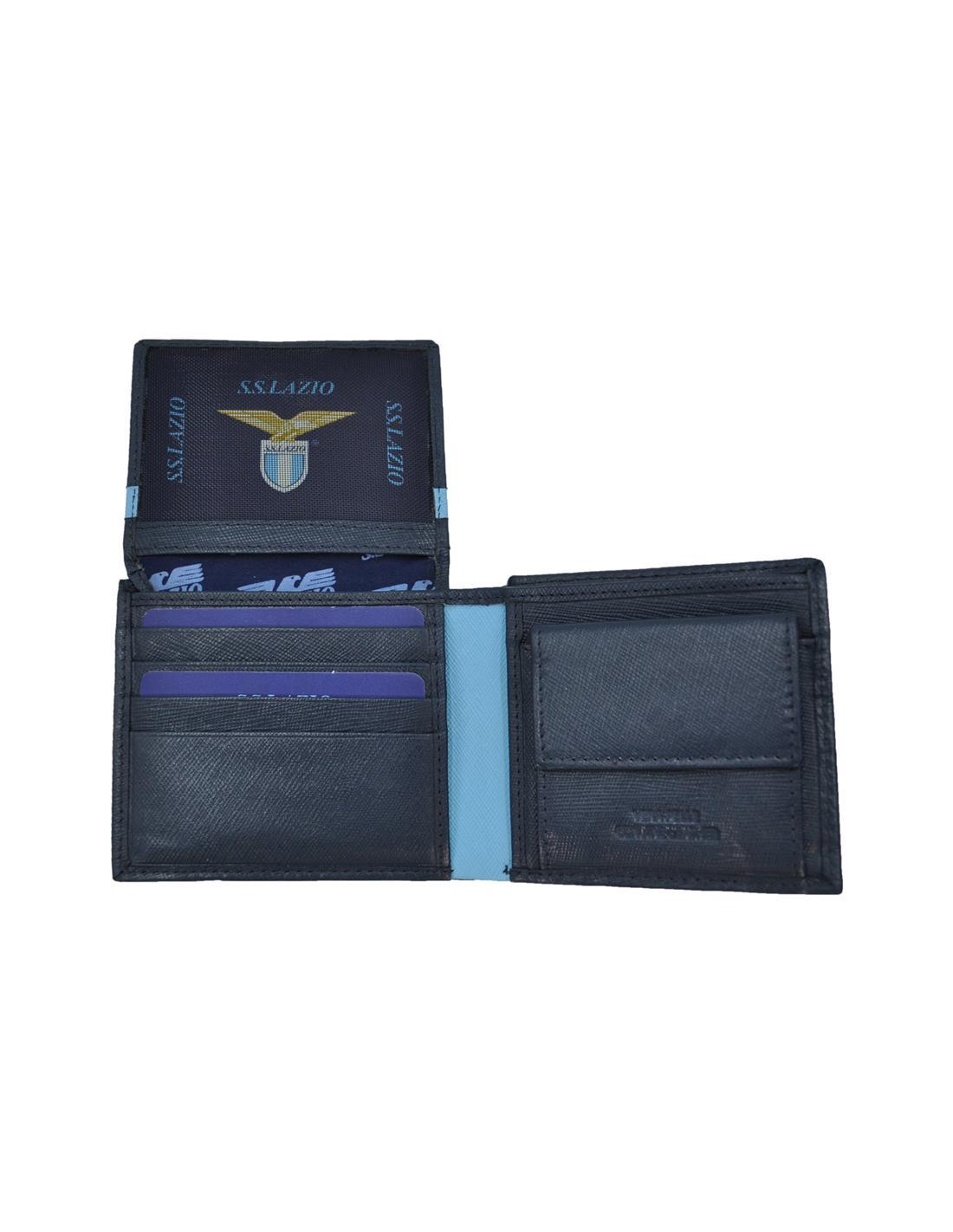 Portafoglio in pelle compatibile con Lazio Calcio