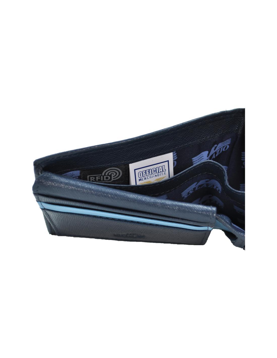 Portafoglio in pelle compatibile con Lazio Calcio