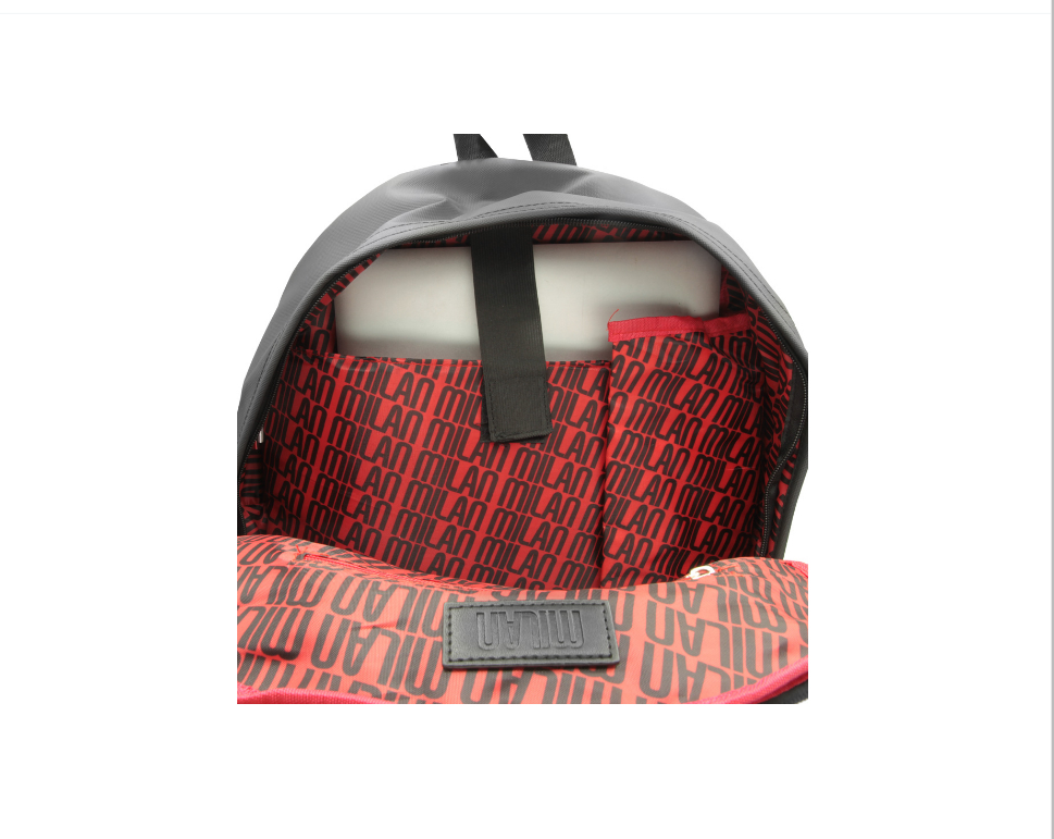 Zaino travel compatibile con Milan Calcio