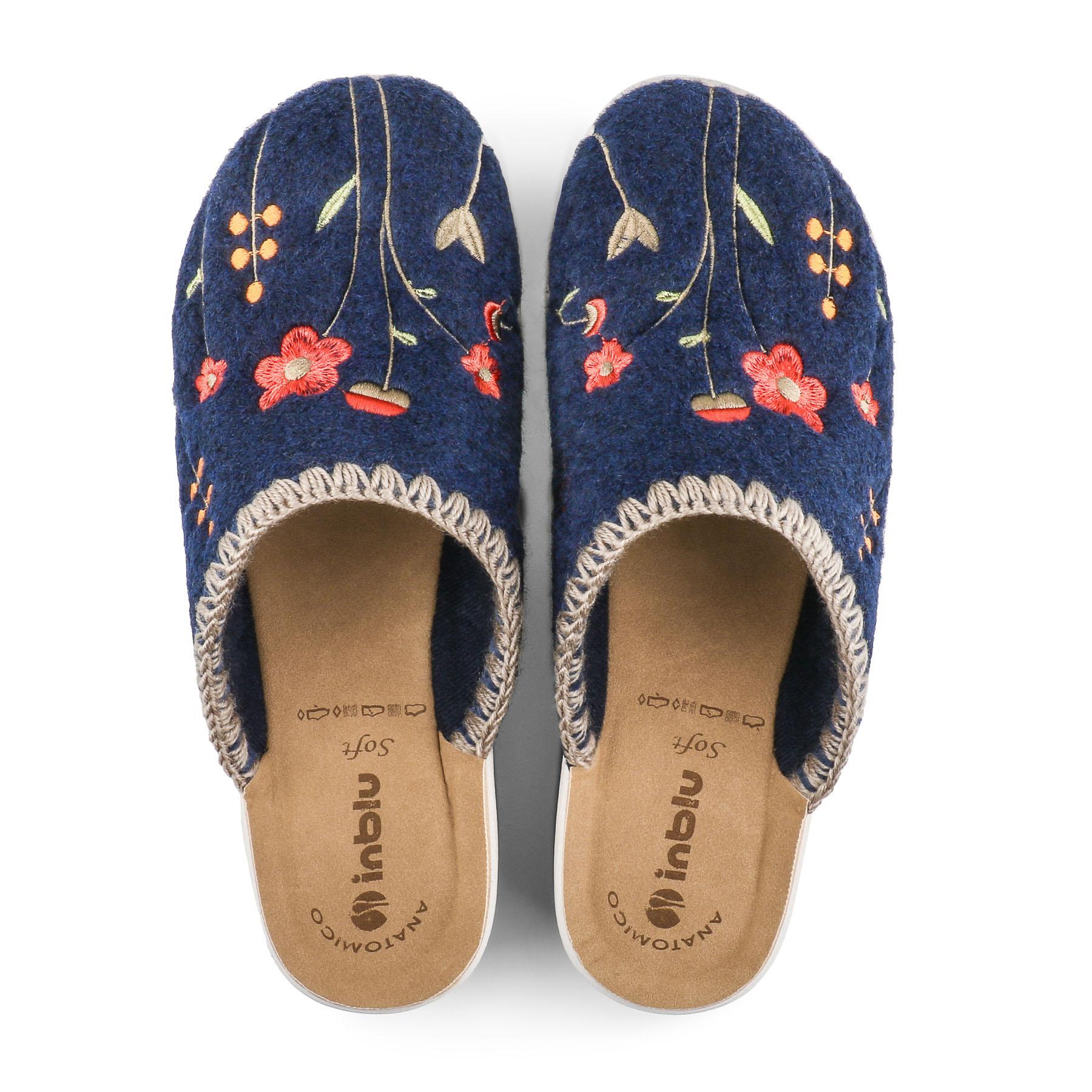 Pantofole donna fiorellini Inblu