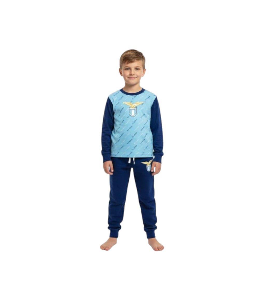 Pigiama in cotone da bambino compatibile con Lazio Calcio