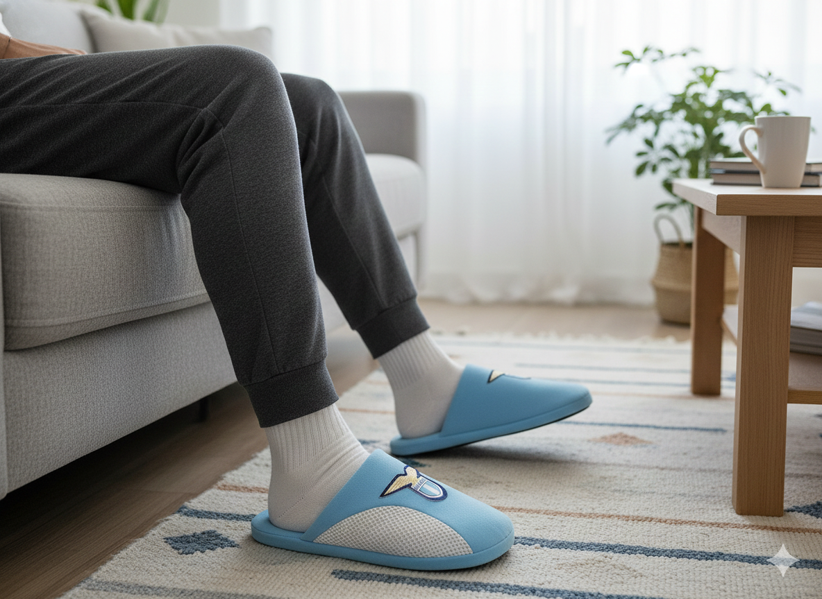 Pantofole adulto compatibili con Lazio Calcio