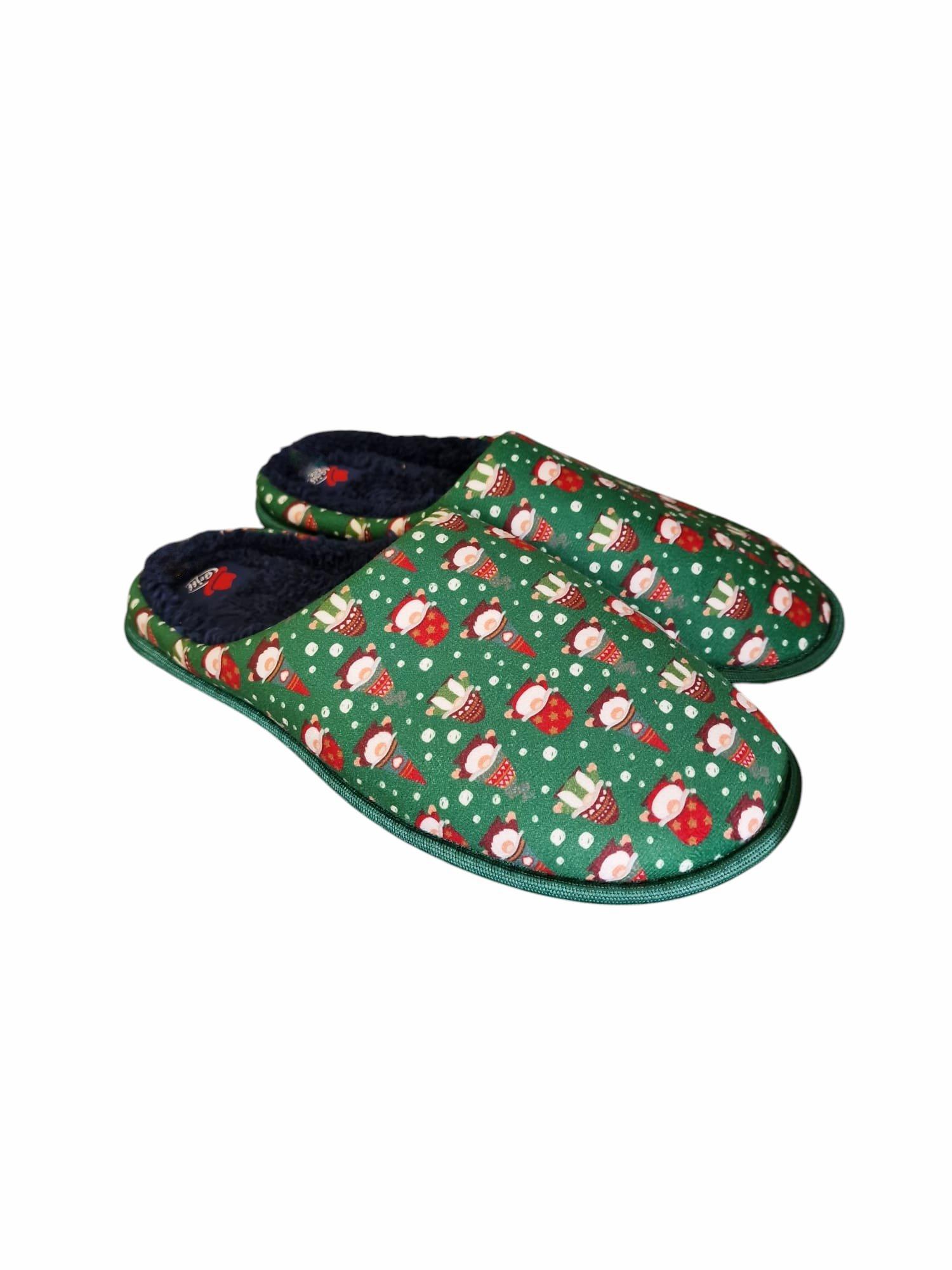 Pantofole natalizie da uomo Gnomi