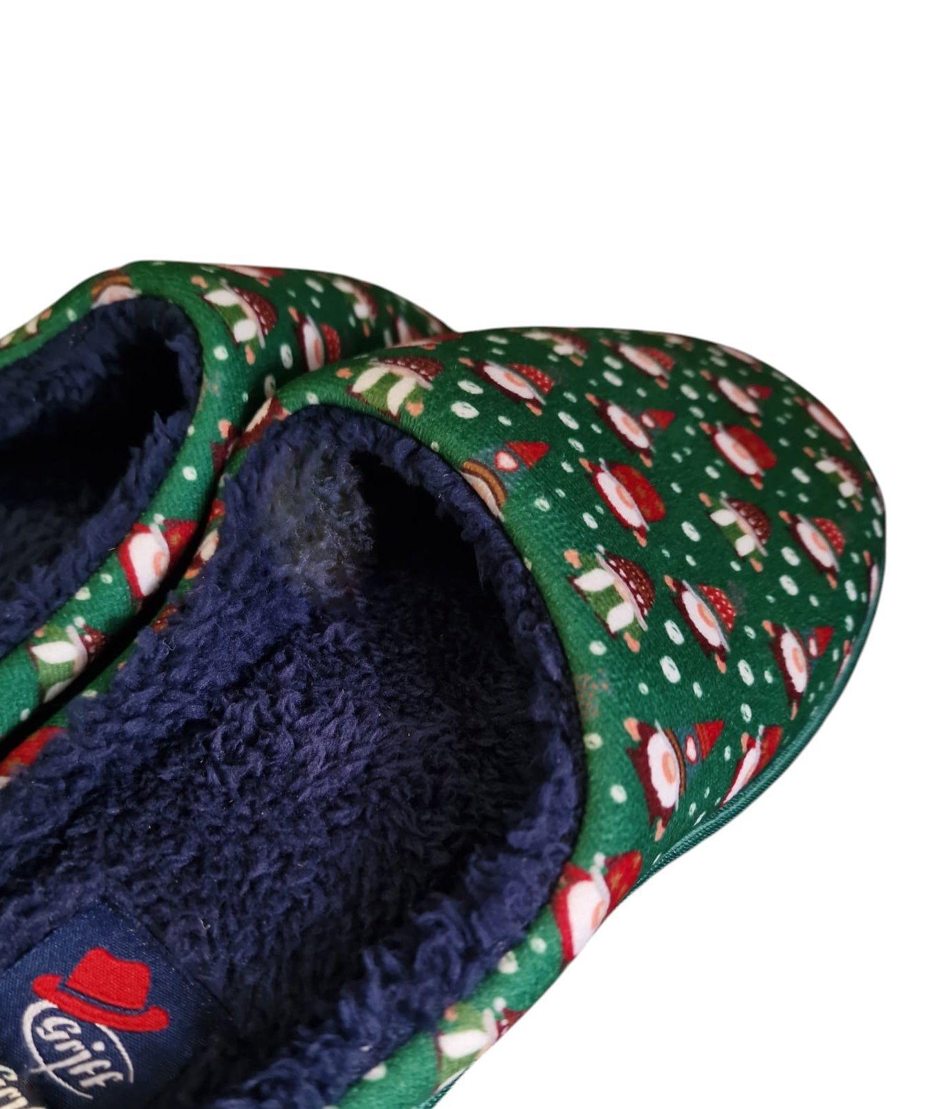 Pantofole natalizie da uomo Gnomi