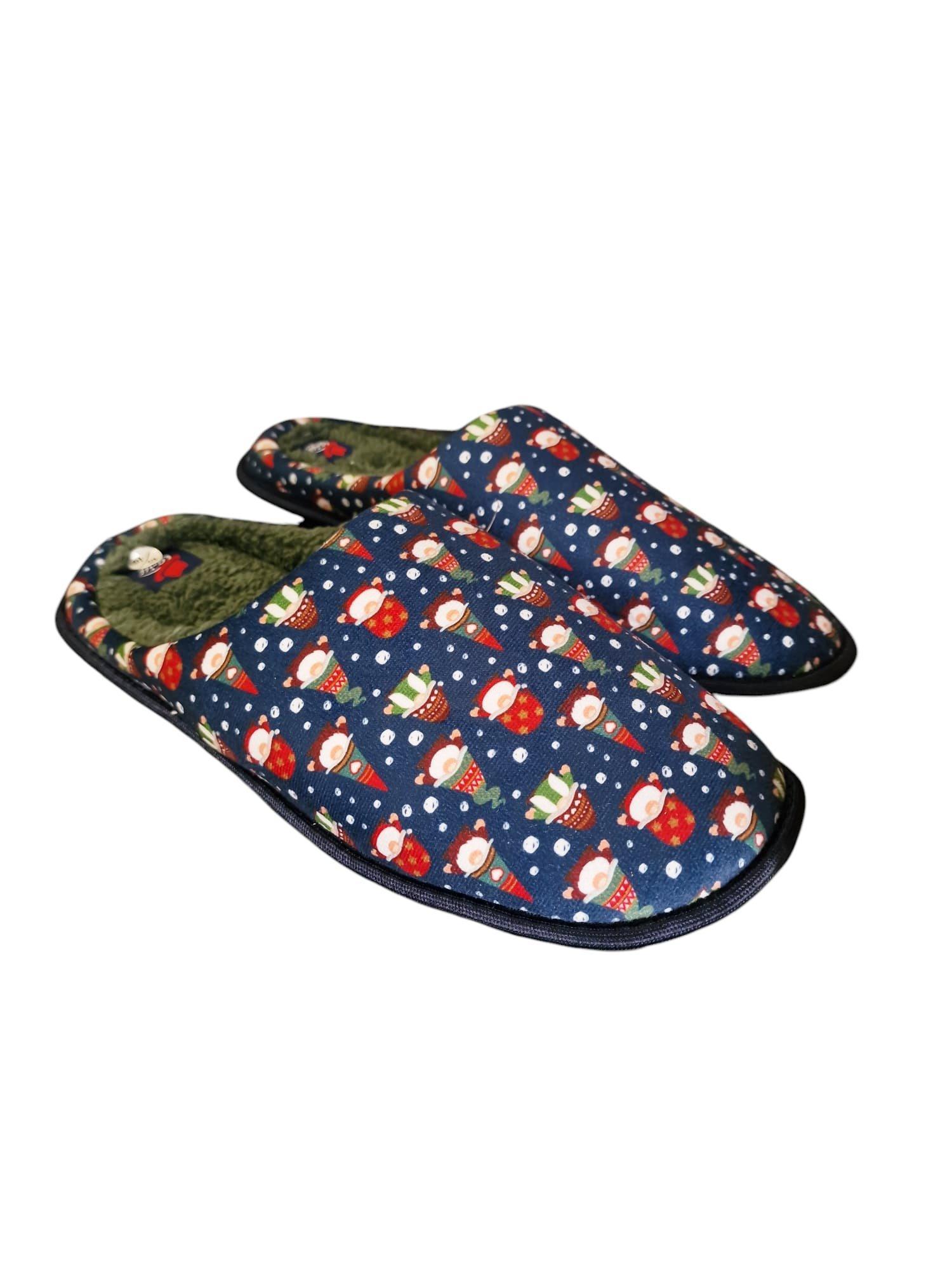 Pantofole natalizie da uomo Gnomi