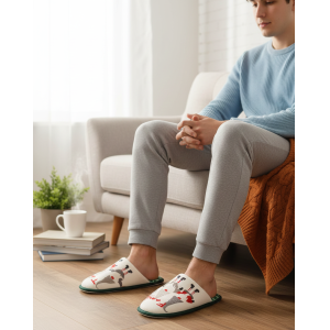 Pantofole natalizie gnomi unisex adulto