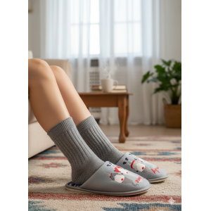 Pantofole natalizie adulto unisex gnomi