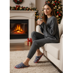 Pantofole natalizie donna gnomi