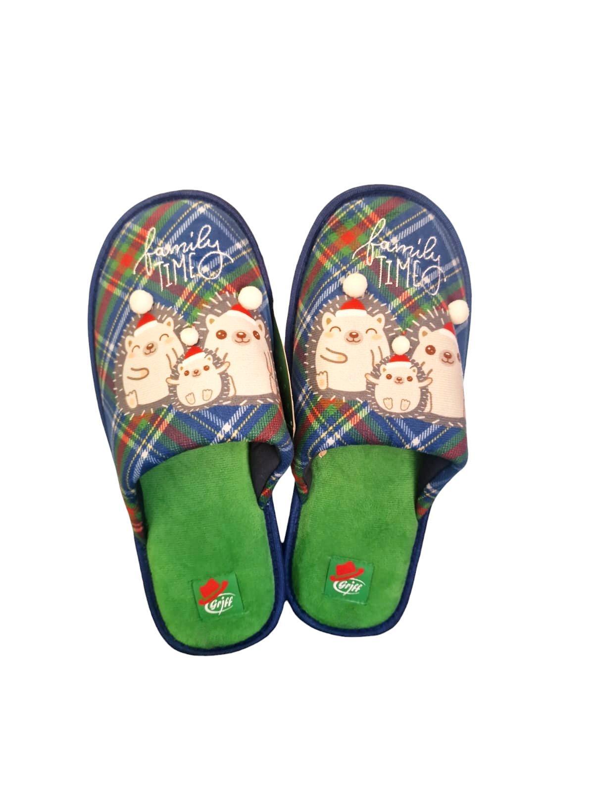 Pantofole natalizie adulto Family