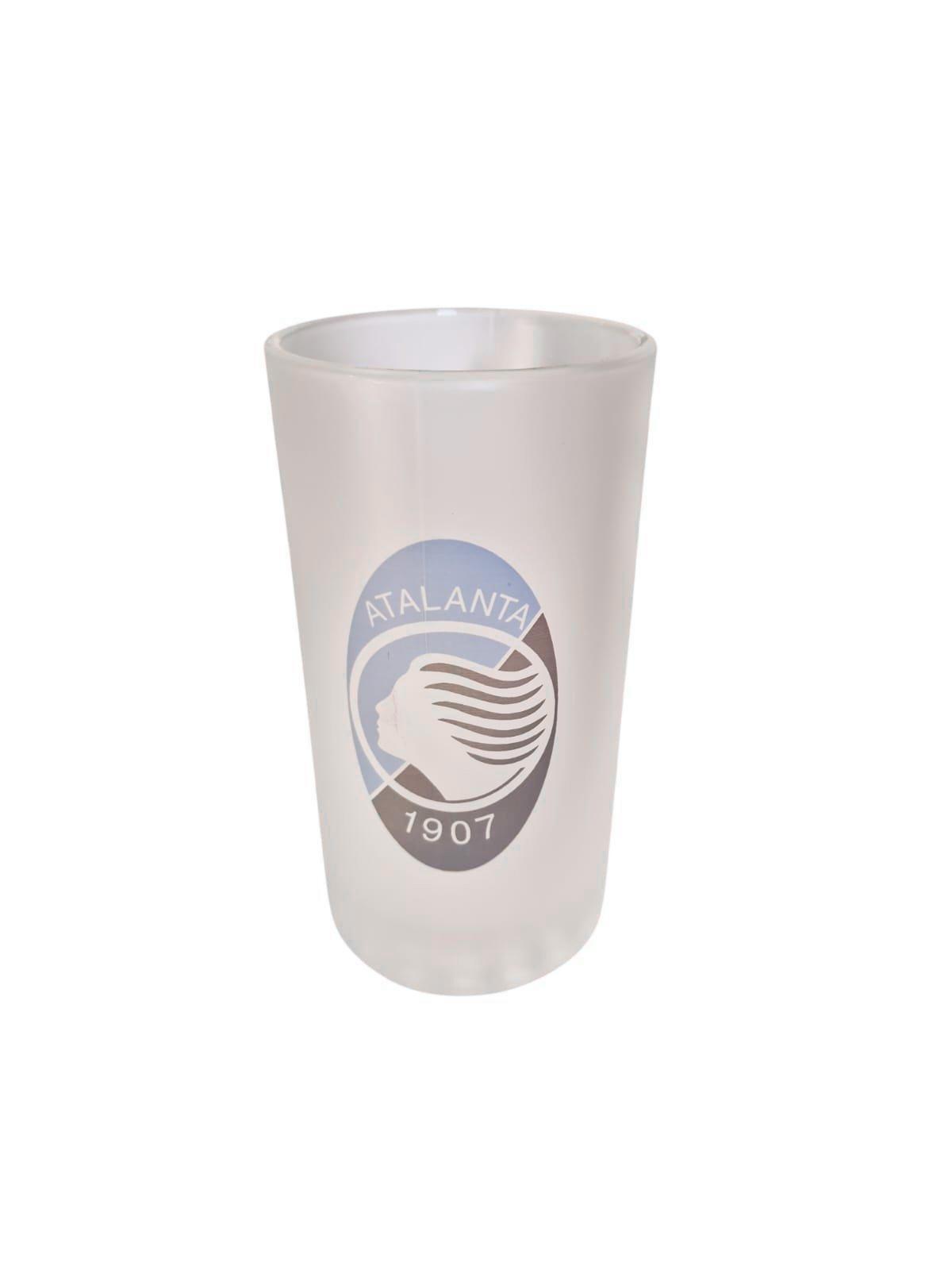 Boccale birra vetro trasparente compatibile con Atalanta Calcio