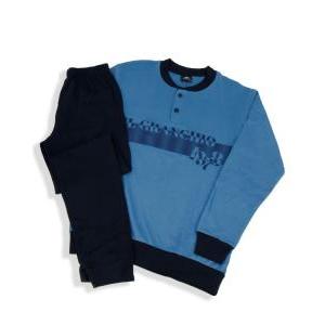 Pigiama uomo interlock fascia petto aviazione