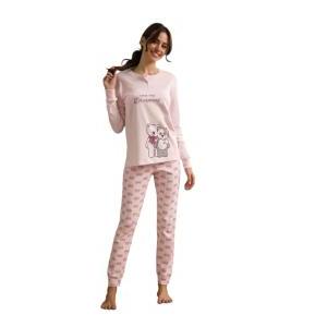 Pigiama cotone interlock donna orsetti