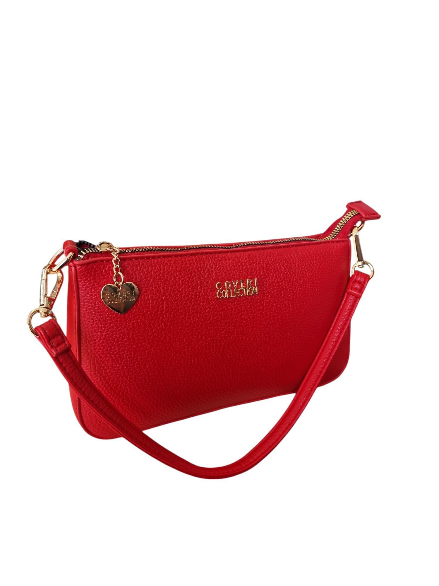 Borsa tracolla donna rossa Coveri Collection