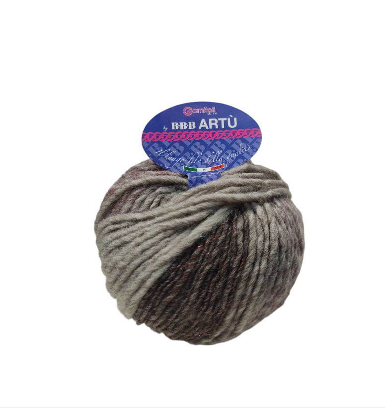bbb lana filato artu' melange con filo lurex - foto 1