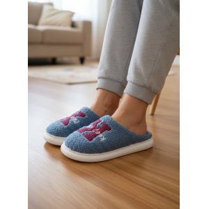 Pantofole morbide da donna con pelliccia