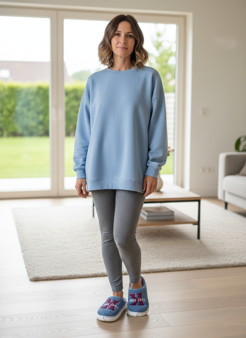 Pantofole morbide da donna con pelliccia