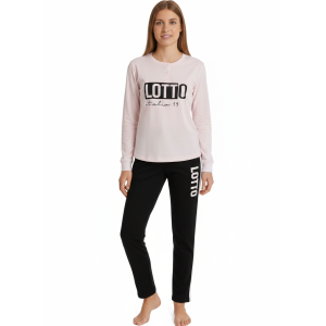 Pigiama ragazza cotone interlock  lp7108 rosa