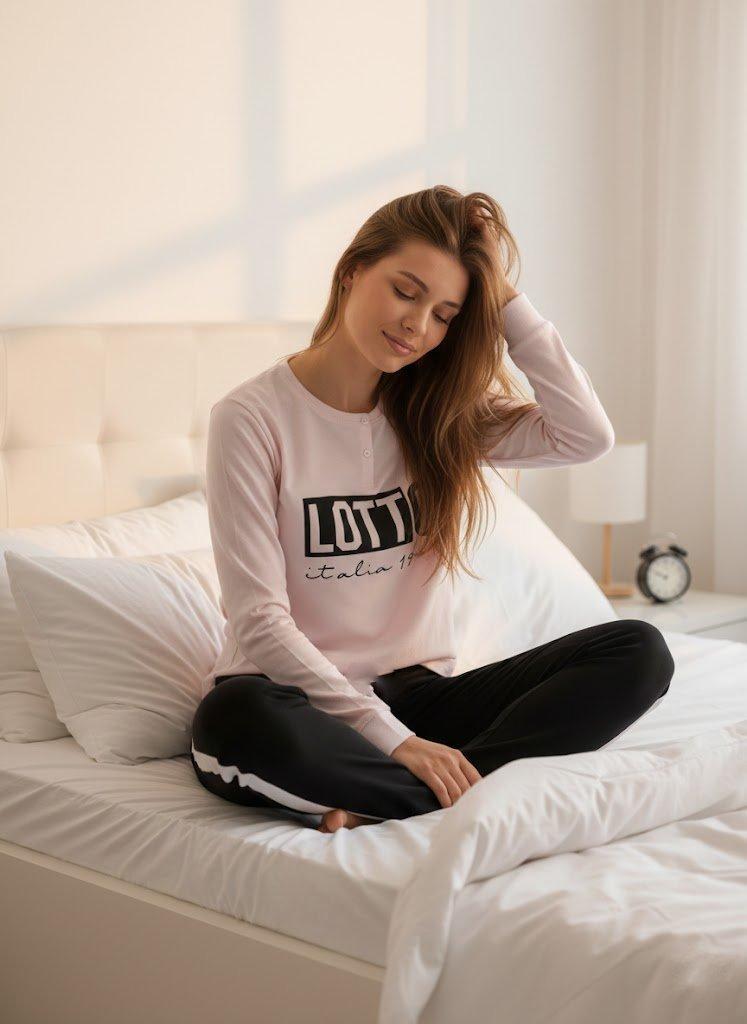 Pigiama ragazza cotone interlock Lotto Homewear