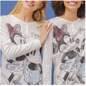 Pigiama ragazza in cotone interlock minnie mickey