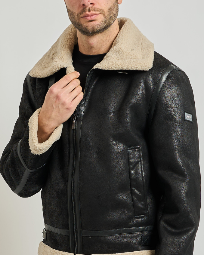 Giubbotto uomo in similpelle Yes Zee