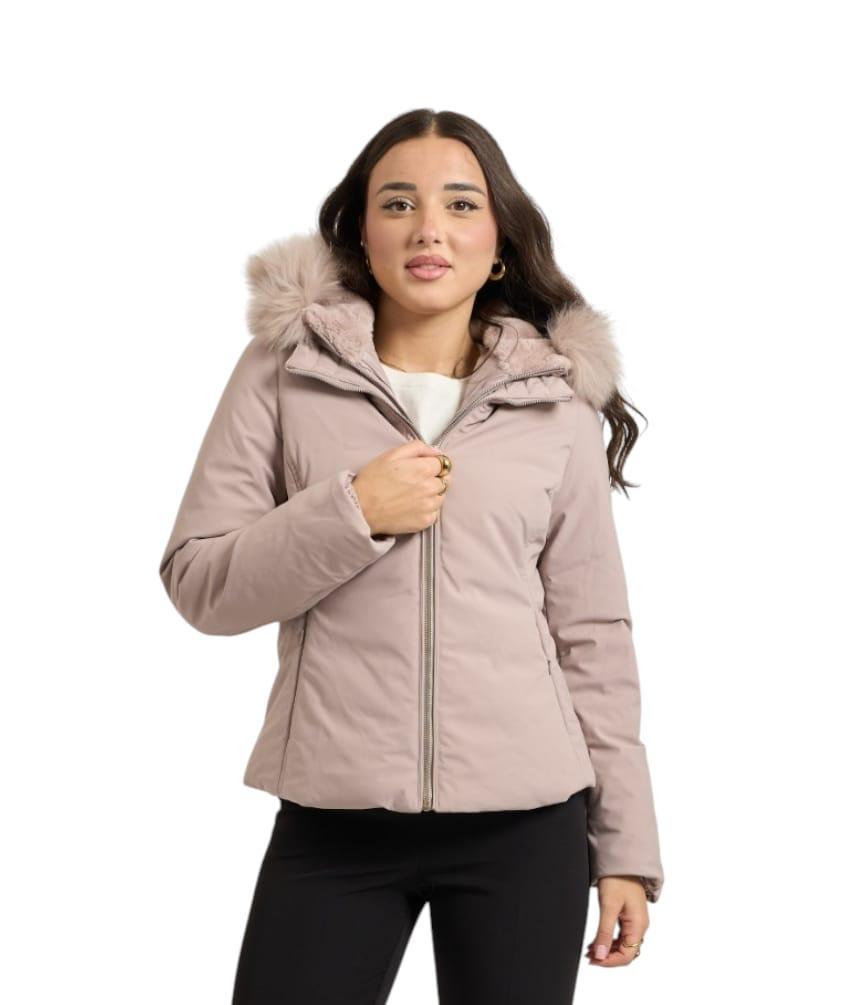 Giubbino donna in softshell con cappuccio Yes Zee