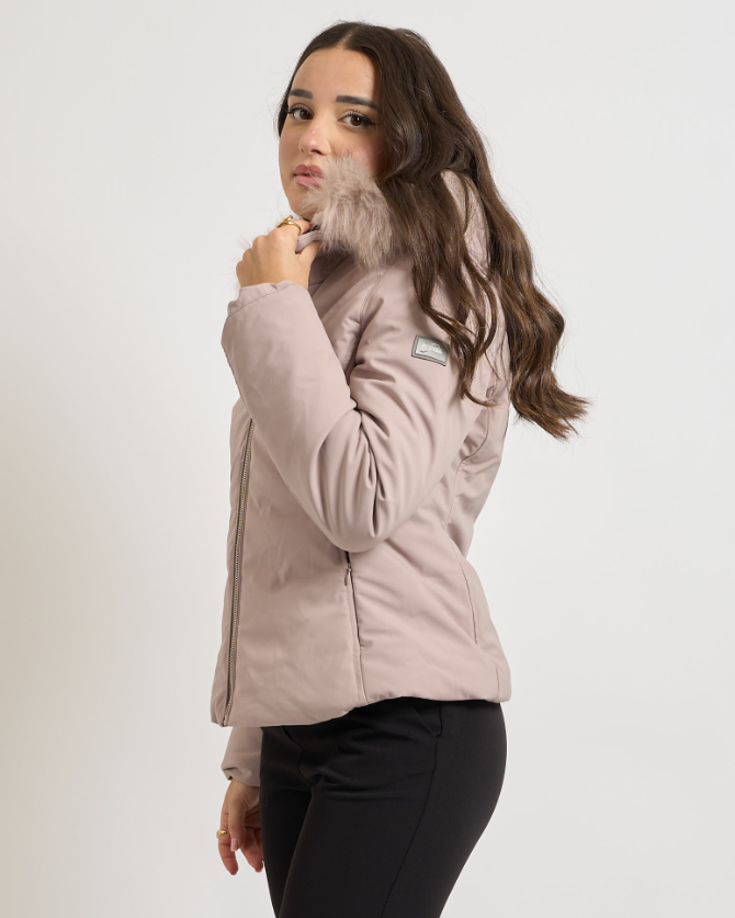 Giubbino donna in softshell con cappuccio Yes Zee