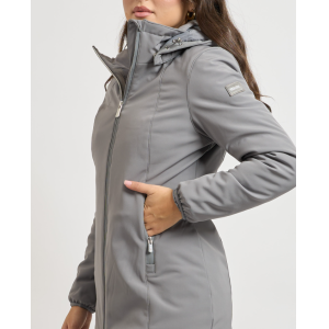 Giubbino con cappuccio e trapuntatura interna