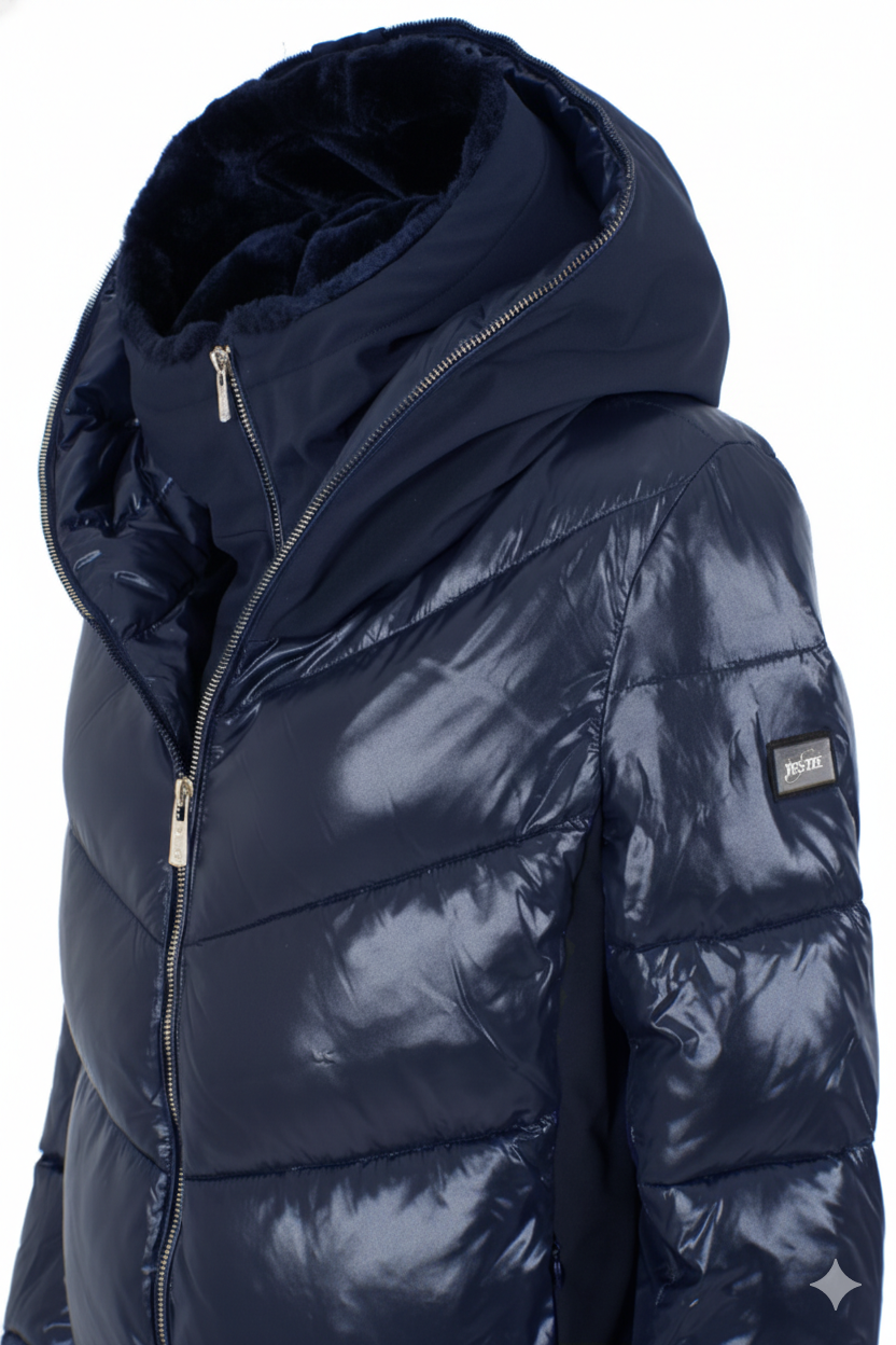 Giubbino trapuntato con finto gilet Yes Zee