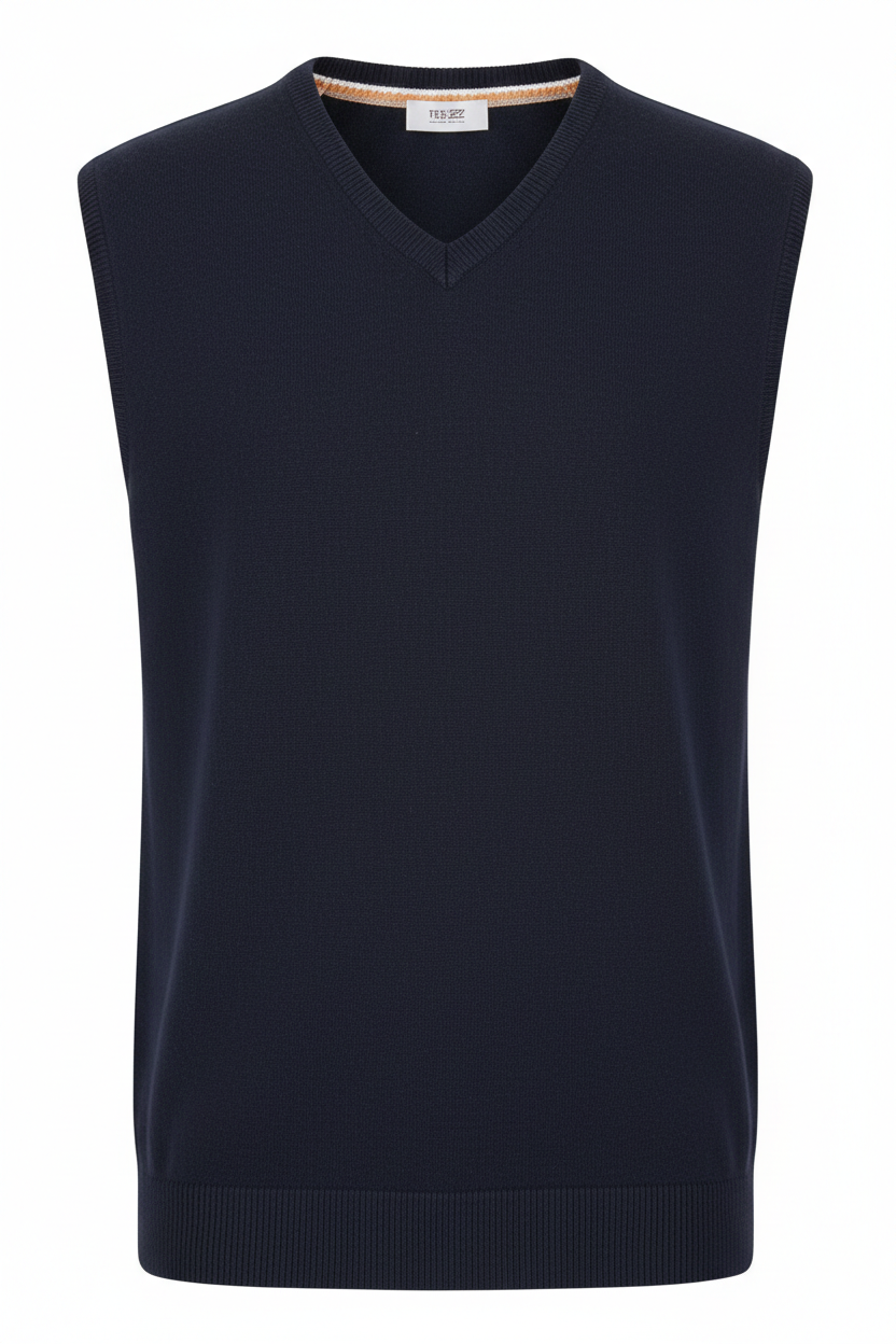 Gilet in maglia scollo V da uomo Yes Zee