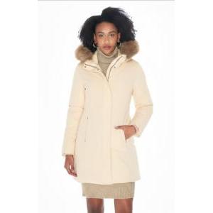 Cappotto tipo parka da donna  sabbia