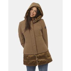 Piumino in softshell con interno trapuntato  donna