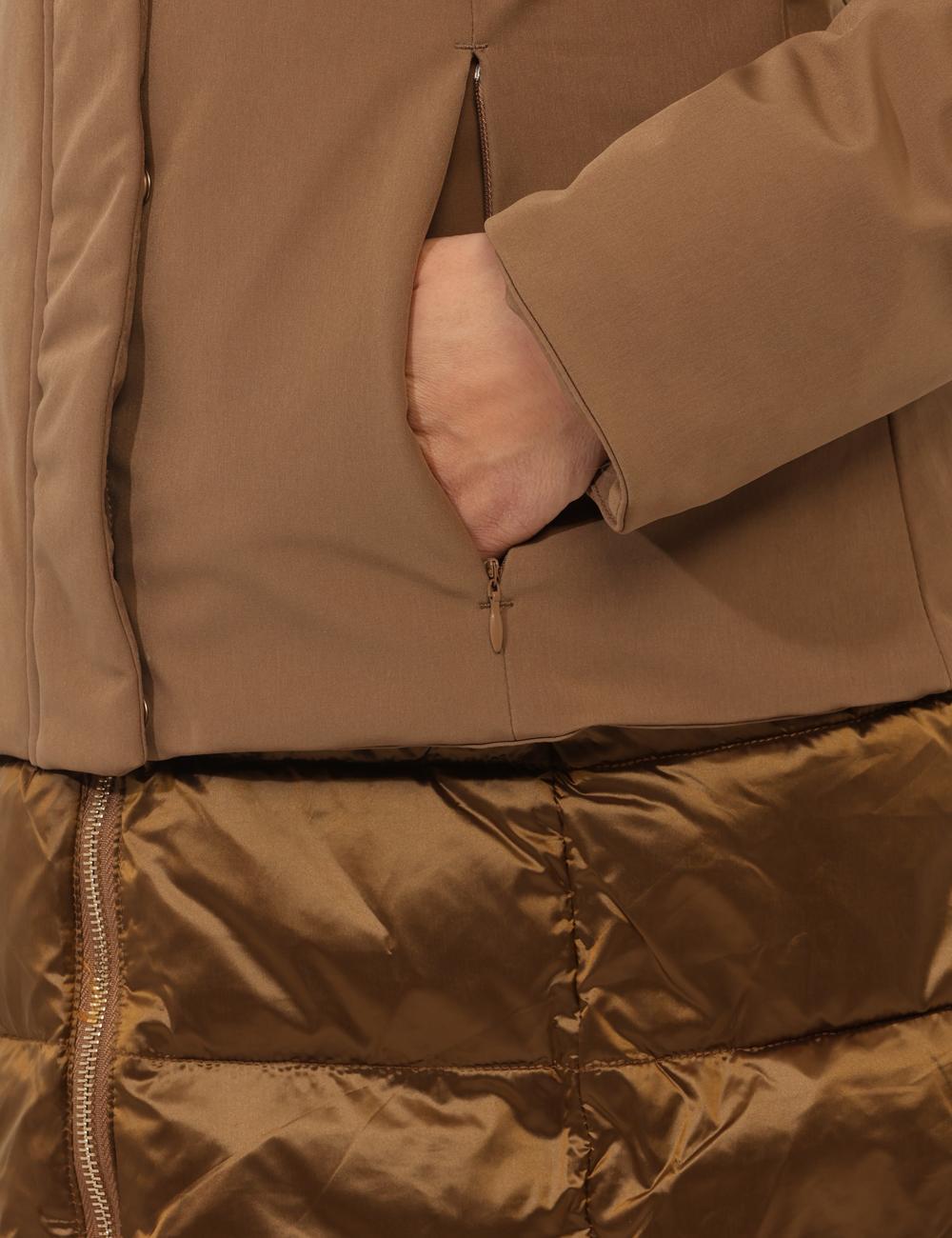 Piumino in softshell con interno trapuntato Yes Zee donna