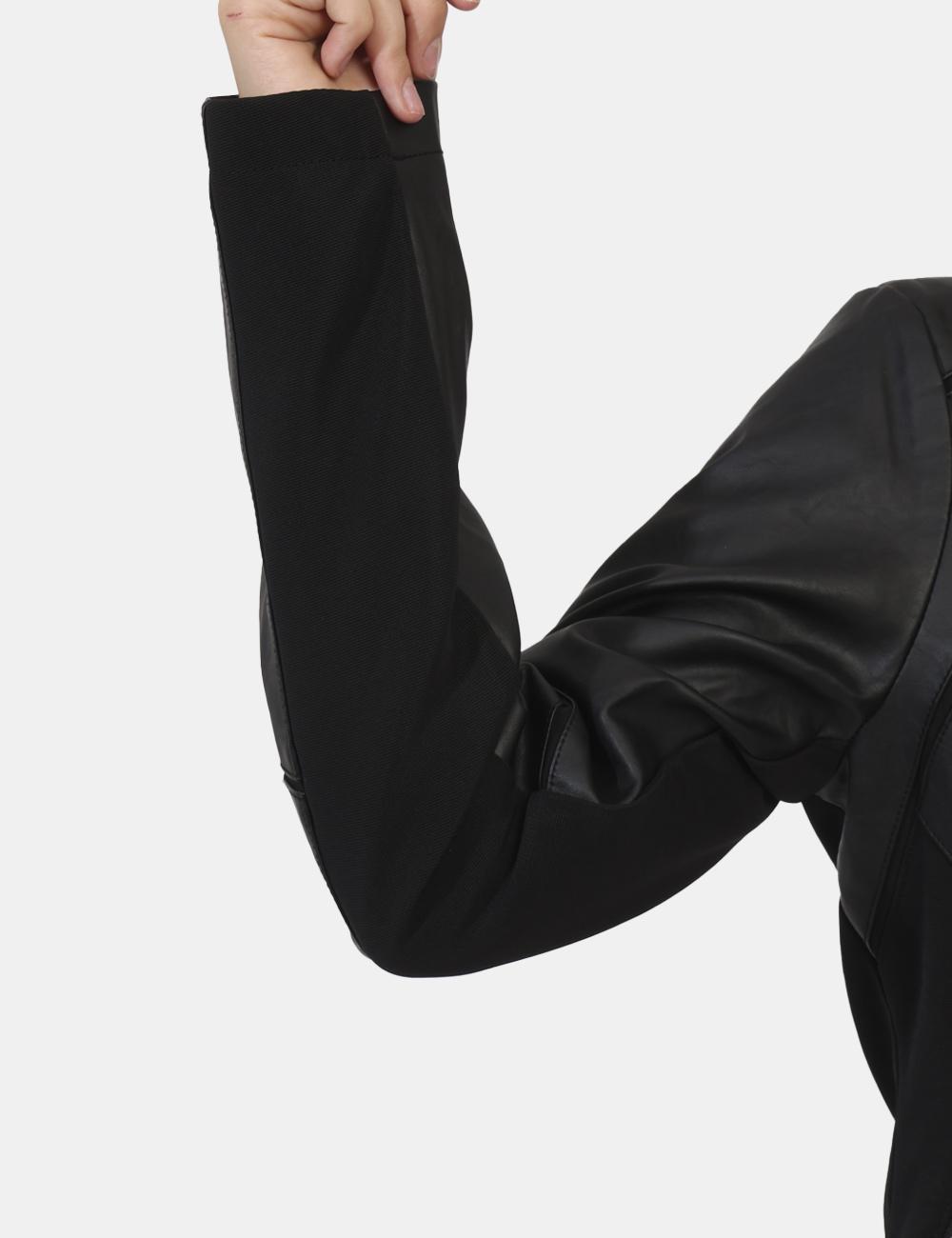 Giacca in ecopelle stile motociclista Yes Zee donna