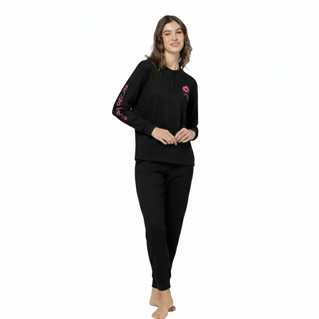 Pigiama cotone interlock donna Lotto