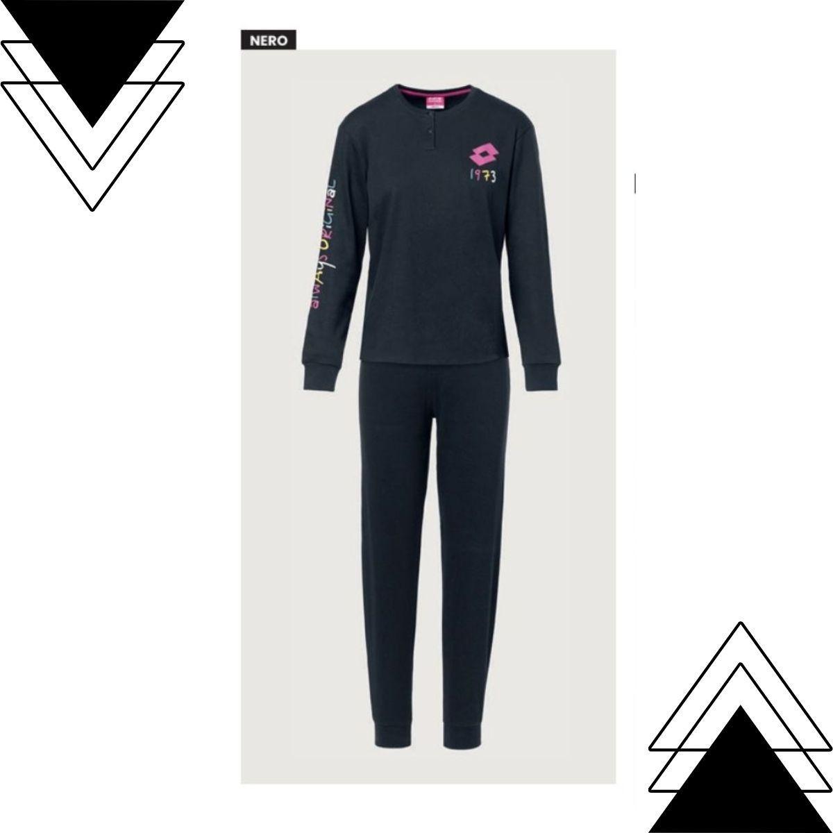 Pigiama cotone interlock donna Lotto