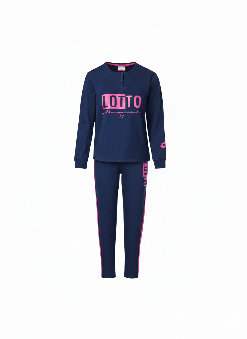 Pigiama cotone interlock donna Lotto