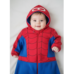 Costume carnevale neonato sacco spiderman