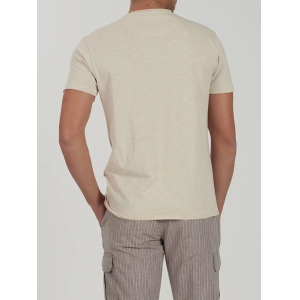 T-shirt beige in cotone  uomo