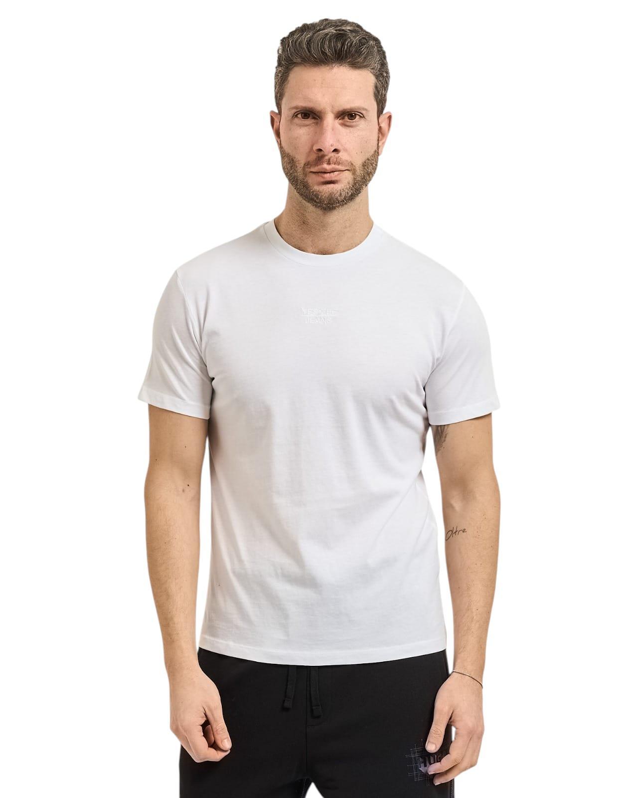 T-shirt girocollo uomo in cotone Yes Zee