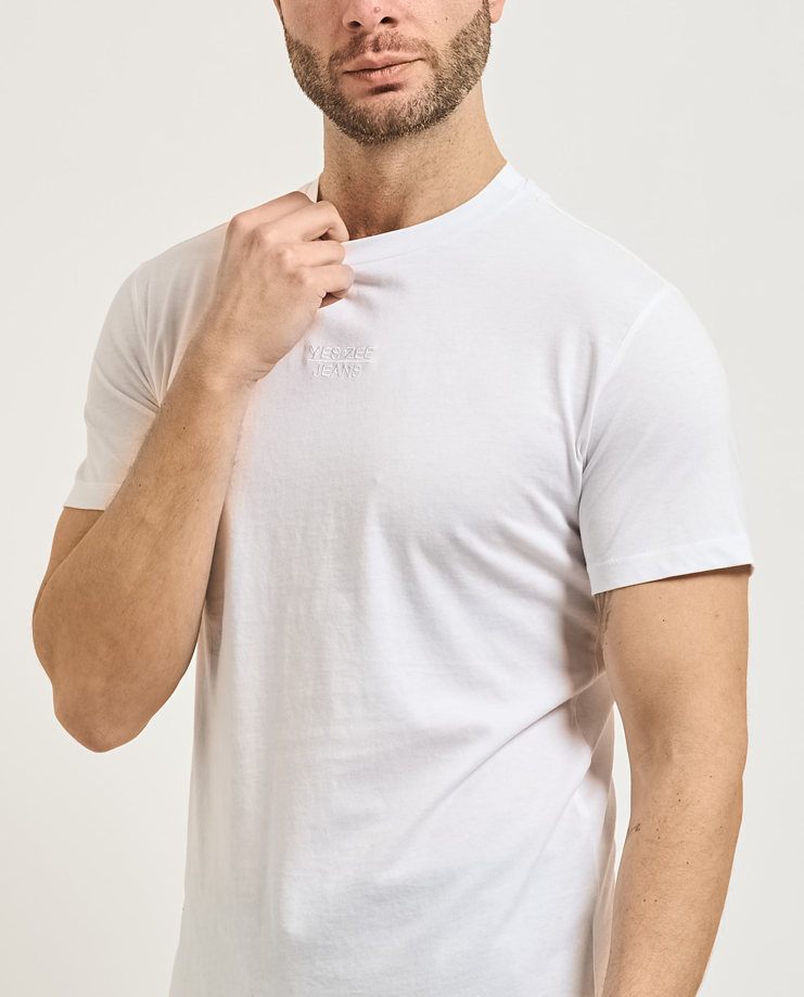 T-shirt girocollo uomo in cotone Yes Zee