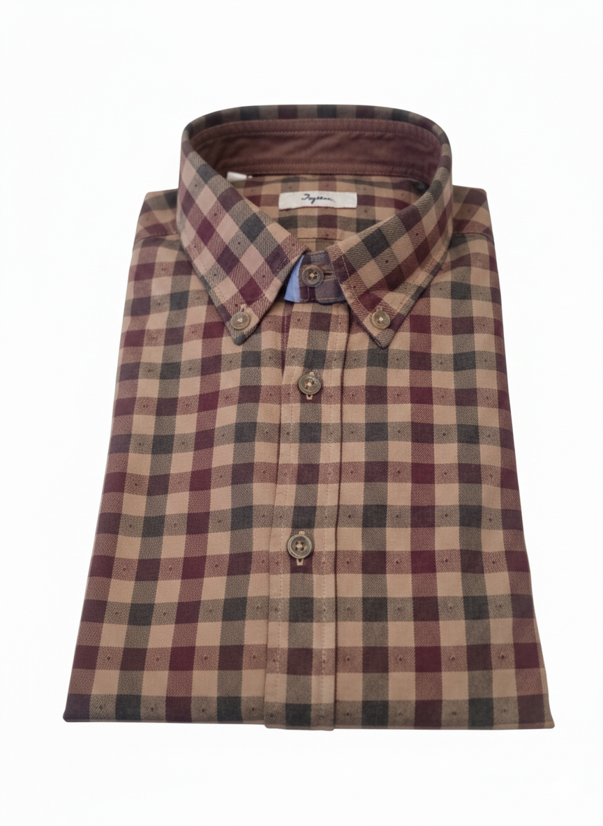 Camicia Ingram flanella Slim Fit