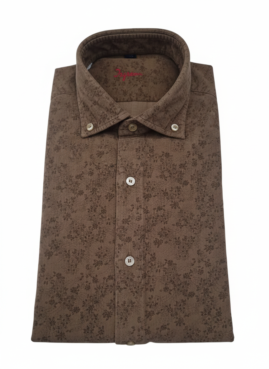Camicia Ingram velluto Slim Fit