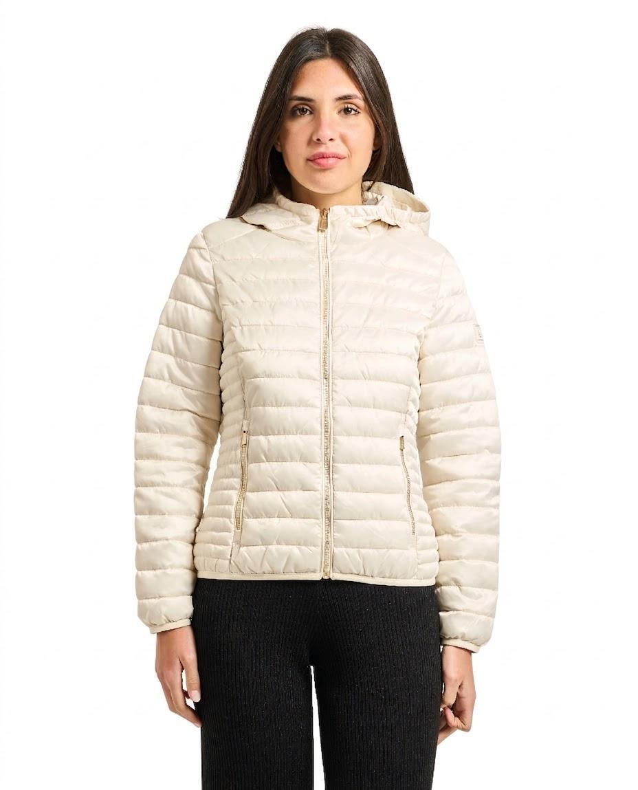 Giubbino leggero trapuntato beige Yes Zee donna