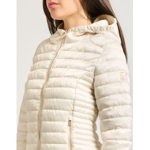 Giubbino leggero trapuntato beige  donna