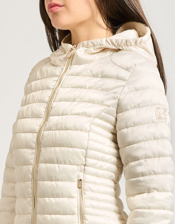 Giubbino leggero trapuntato beige Yes Zee donna
