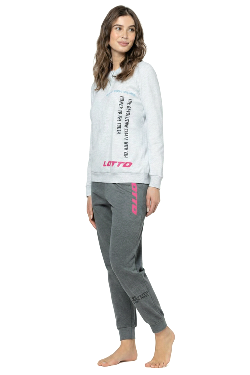 Pigiama cotone interlock Lotto donna