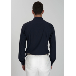 Camicia uomo collo francese  blu