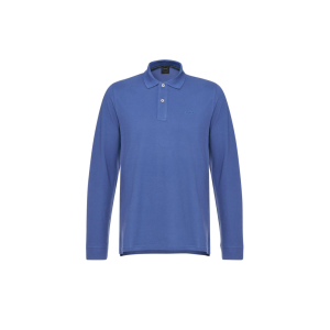 Polo piquet  uomo blu