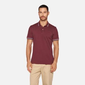 Polo manica corta da uomo  bordeaux