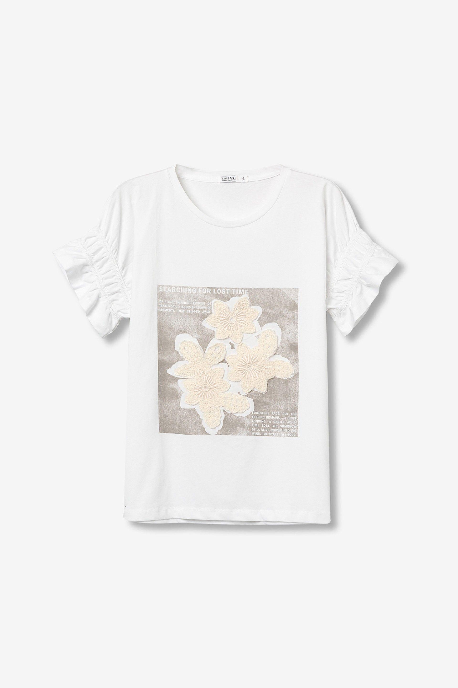 T-shirt con stampa Tiffosi donna